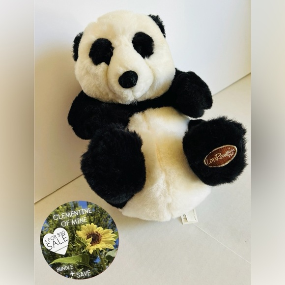 Panda Plush Vintage Lou Rankin Little Friends Pandora BF Collection - Picture 1 of 6
